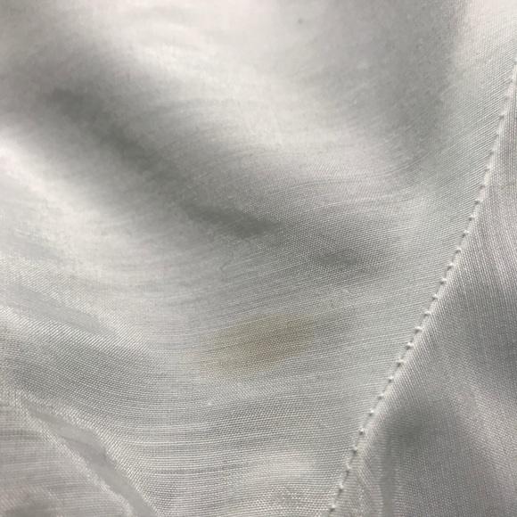 Vintage Bed Jacket Light Powder Blue with Lace - Picture 11 of 11